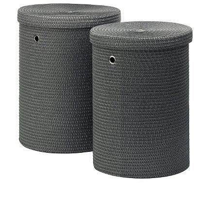 kela Wäschesammler RIMOSSA grau (DH 38x50 cm) DH 38x50 cm grau Wäschekorb Wäschebox Wäschetruhe von kela