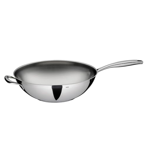 kela Wok Flavoria, Ø 32 cm, 5 L, Edelstahl 18/10, Allherdboden, hitzebeständig bis 220° C, 10193 von kela