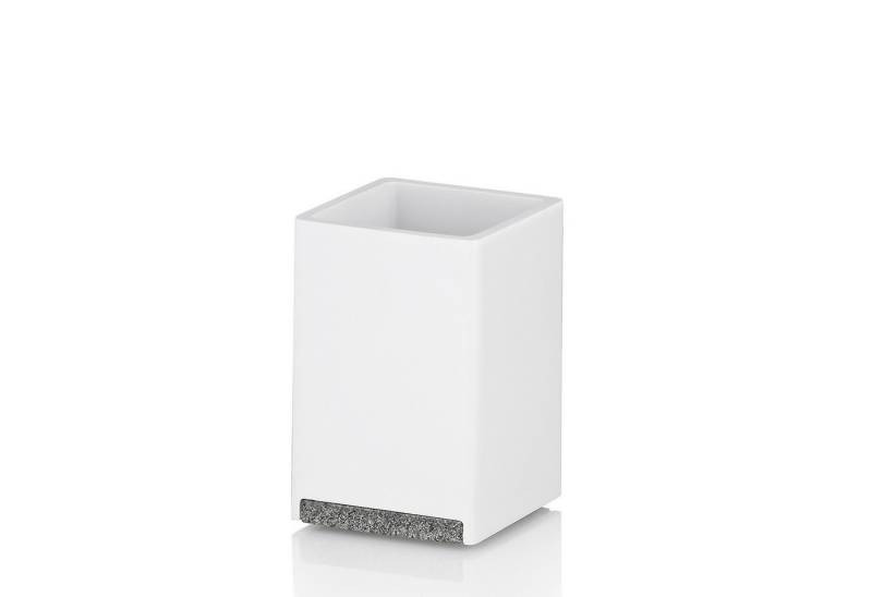kela Zahnputzbecher Cube, Element in Natursteinoptik, Mattoptik kela Zahnputzbecher Cube, Element in Natursteinoptik, Mattoptik von kela