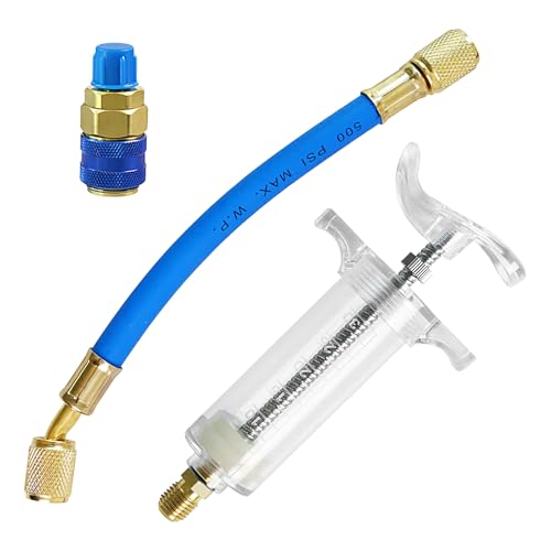 keloppasit AC-Öleinspritzdüse, Fahrzeugkühl-Ölfüller – auslaufsichere Kühlflüssigkeitseinspritzdüse für Marine, LKW, , Auto, Garage, Industrie, Werkstatt von keloppasit