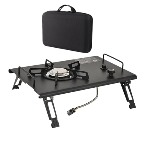 keloppasit Campingkocher | Outdoor Klappbarer Campingkocher Zum Kochen,Zubehör Für Outdoor Kochen Wandern Picknick Angeln Grillen RV Reise Fest Party Backpacking von keloppasit