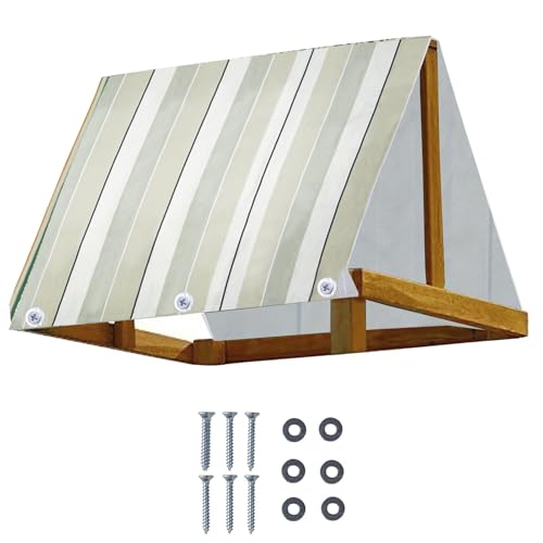 keloppasit Ersatzdach für Schaukel im Freien | 109 x 228 cm Baldachin Ersatzabdeckung – Pavillon Pergola Zubehör für Sonnenschutz Hof Haus Terrasse von keloppasit