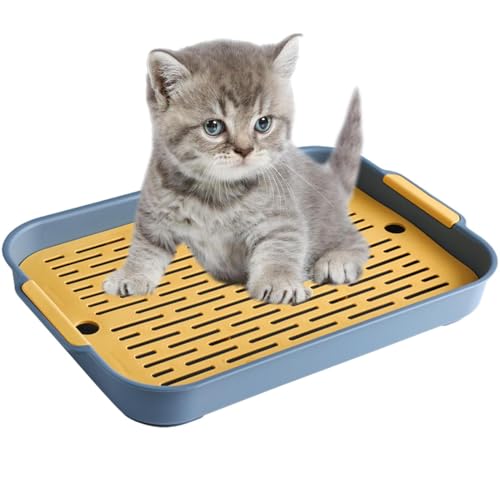 keloppasit Kaninchen-Toilettentablett - Toilettentrainer-Pfanne mit Ablauf - Heimtierbedarf für Chinchillas, Meerschweinchen, Kätzchen, Katzen und andere kleine Haustiere keloppasit Kaninchen-Toilettentablett - Toilettentrainer-Pfanne mit Ablauf - Heimtierbedarf für Chinchillas, Meerschweinchen, Kätzchen, Katzen und andere kleine Haustiere von keloppasit
