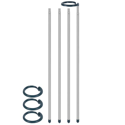 keloppasit Pflanzenstäben Stützen Hoch - Teleskopische Rankhilfe | 4 Stück Wetterbeständig Für Innen- Und Außenbereich Gartengerät | Rosen Tomaten Tagetes Topfpflanzen Rankhilfe keloppasit Pflanzenstäben Stützen Hoch - Teleskopische Rankhilfe | 4 Stück Wetterbeständig Für Innen- Und Außenbereich Gartengerät | Rosen Tomaten Tagetes Topfpflanzen Rankhilfe von keloppasit
