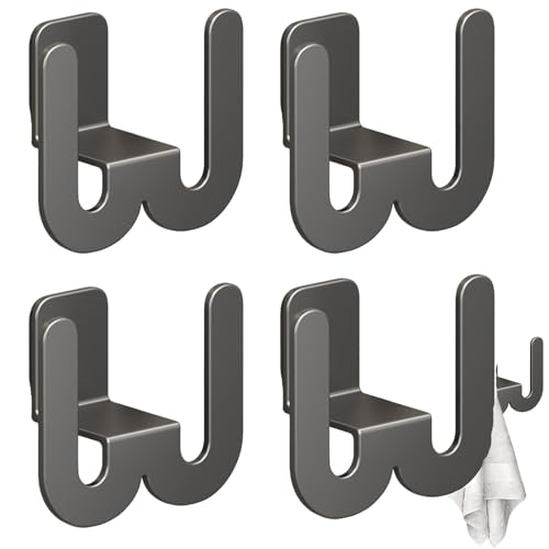 keloppasit Schuhregal zur Wandmontage, 8,5 x 8,6 x 4,5 cm, Mehrzweck-Schuhregal aus Metall, vertikal, kein Bohren erforderlich, Heimorganisation, für Wohnmobil, Badezimmer, Garage, Schlafsaal, Eingang von keloppasit