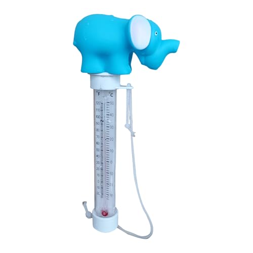keloppasit Schwimmendes Poolthermometer | Poolthermometer Zur Wassertemperatur Überwachung - Leicht Ablesbares Schwimmthermometer Mit Schnur Für Whirlpools, Spas Und Aquarien von keloppasit