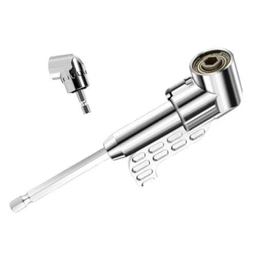 keloppasit Winkelbohrer-Adapter – Bit-Aufsatz, 105 Grad abgewinkelter Bohrer-Adapter, biegbares Werkzeug für enge Räume, elektrische Schraubendreher, Tischlerprojekte, Erwachsene und Männer von keloppasit
