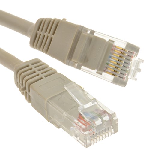 Grey Netzwerk Ethernet RJ45 Cat-5E UTP Patchkabel LAN Kupfer Kabel Anschlusskabel 30 m [30 Meter/30m] von kenable