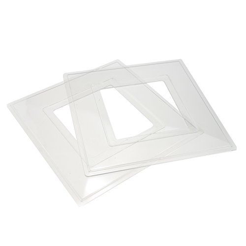 Licht Umschalter Surround Finger Platte Durchsichtig Lichtdurchlässig [2 Stück] [1 Pack] von kenable