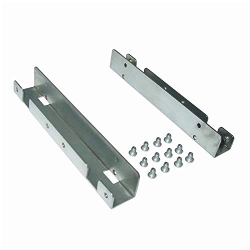 Metall SSD Montage Rail Für 2 x 2,5inch Hart Drives Zum 3.5inch Schacht [2 2,5inch HDD] von kenable