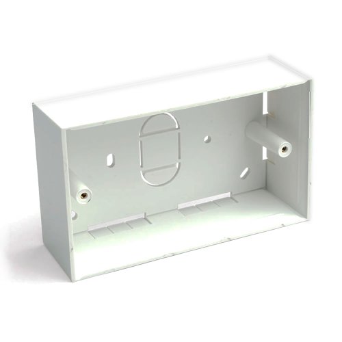 Surface Montage Hinten Box Pattress Box 2 Fach Für Vierfache Unterputzdose Schild 45mm [45mm] von kenable