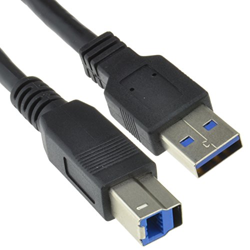 USB 3,0 SuperSpeed Kabel Stecker Stecker A Zum Stecker B Stecker Schwarz 2 m [2 Meter/2m] von kenable