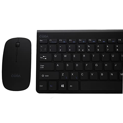 kenable CODA Kabellose Maus und Tastatur, kompakt, für Android, PC, Laptop, Mac, Schwarz kenable CODA Kabellose Maus und Tastatur, kompakt, für Android, PC, Laptop, Mac, Schwarz von kenable