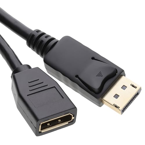 kenable DisplayPort Männlich Zum Weiblich Digital Monitore Verlängerung Kabel Vergoldeten 2 m [2 Meter/2m] von kenable