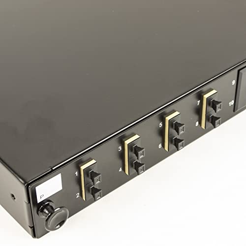 kenable Glasfaser-Patchpanel 12 Anschlüsse mit 4 x SC Duplex MM Modulen, Adapter 8 Fasern kenable Glasfaser-Patchpanel 12 Anschlüsse mit 4 x SC Duplex MM Modulen, Adapter 8 Fasern von kenable