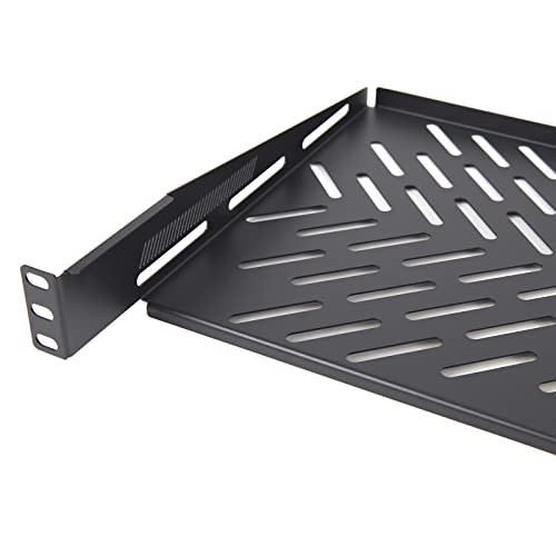 kenable Pro belüftetes Freischwingerregal, 1U, 250 mm tief, Schwarz kenable Pro belüftetes Freischwingerregal, 1U, 250 mm tief, Schwarz von kenable