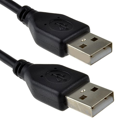 USB 2,0 24AWG A Zum A Männlich Zum Männlich High-Speed Schwarz Kabel 0,5 m 50 cm [0.5 Meter/0,5m] von kenable