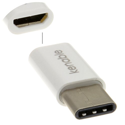 USB Mikro B Buchse Zum USB 3.1 Stecker C Männlich Stecker Adapter Weiß von kenable