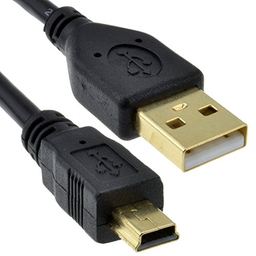 Vergoldeten 24AWG USB 2,0 Hi-Speed A Zum mini-B 5 Polig Kabel Strom & Daten Anschlusskabel 0.25 [0,25m] von kenable