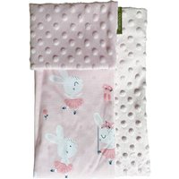Baby Kuscheldecke/Minky Hasenmädchen Rosa Mädchen von kennydoo