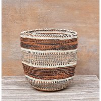 Baraka 33 cm B X H 29 Gemustertem Sisalkorb/Pflanzenkorb Aufbewahrungskorb von kenyancraftscompany