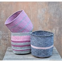 Fulana 10 "B X 10" H Recycelte Wollkörbe/Aufbewahrungskörbe Pflanzkorb von kenyancraftscompany