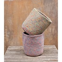 Hapo 23x24 cm Großer Aufbewahrungskorb Aus Recycelter Wolle Und Sisal Hapo 23x24 cm Großer Aufbewahrungskorb Aus Recycelter Wolle Und Sisal von kenyancraftscompany