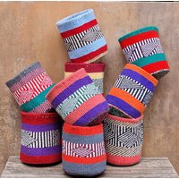 Nyuzi 6 "B X 7 "H Körbe Aus Recycelter Wolle Und Sisal von kenyancraftscompany