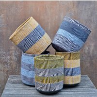 Vazi 23cm X Korb Aus Recycelter Wolle Und Sisal/Aufbewahrungskorb Pflanzkorb Vazi 23cm X Korb Aus Recycelter Wolle Und Sisal/Aufbewahrungskorb Pflanzkorb von kenyancraftscompany