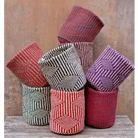 Fulana 15cm X 21cm Mehrfarbiger Korb Aus Recycelter Wolle Und Sisal/Recycled Wool Aufbewahrungskorb Fulana 15cm X 21cm Mehrfarbiger Korb Aus Recycelter Wolle Und Sisal/Recycled Wool Aufbewahrungskorb von kenyancraftscompany