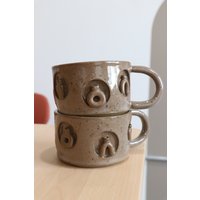 Handgemachte Keramiktasse Mit Vasen von keramostudio