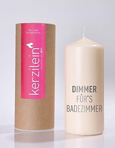 kerzilein Flamme, grau, DIMMER FÜRS Badezimmer von kerzilein