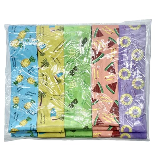 kesurpae 5X Sonnenbank Handtuchbänder mit elastischen Strandtuchclips und Riemen Set Polyester Strandtuchbänder für Sonnenliegen, 40CM von kesurpae