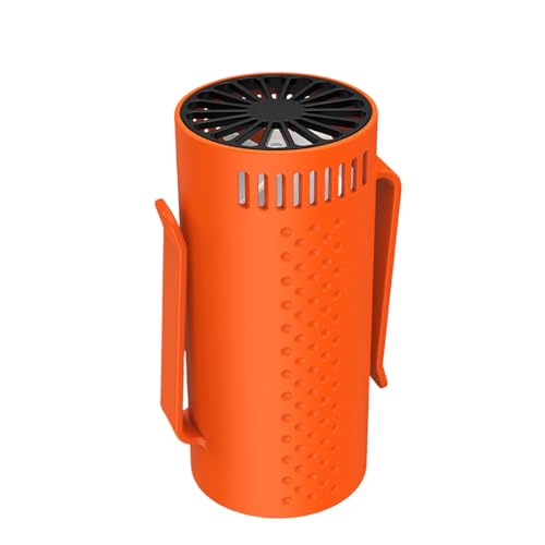 kesurpae ABS Down 4 einstellbare Stufen Mini wiederaufladbar dreidimensionaler wiederaufladbarer ABS kalt wiederaufladbarer, orange von kesurpae