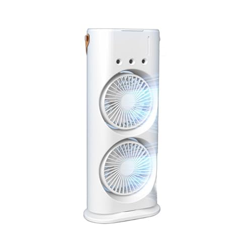 kesurpae Kompakter Mini Elektroventilator mit einstellbarem Neigungswinkel für individuellen Komfort, ABS Nachtlicht Kühlventilator, USB Desktop von kesurpae