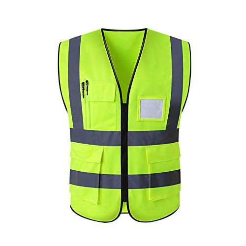 kewing Reflektierend Sicherheitsweste mit Taschen und Reißverschluss - Konstruktion Weste mit Reflektierendes Band - Hohe Sichtbarkeit Tops für Arbeiten Im Freien Arbeitskleidung kewing Reflektierend Sicherheitsweste mit Taschen und Reißverschluss - Konstruktion Weste mit Reflektierendes Band - Hohe Sichtbarkeit Tops für Arbeiten Im Freien Arbeitskleidung von kewing