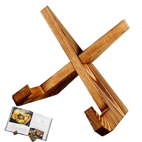 keyxer 1 Pcs Vintage Holz-Buchständer & Buchhalter Leseständer - Stilvoller Kochbuchhalter mit Rezepthalter-Funktion, Ideal als Buchaufsteller für Küche,Tablet | Rustikale Book Stand keyxer 1 Pcs Vintage Holz-Buchständer & Buchhalter Leseständer - Stilvoller Kochbuchhalter mit Rezepthalter-Funktion, Ideal als Buchaufsteller für Küche,Tablet | Rustikale Book Stand von keyxer