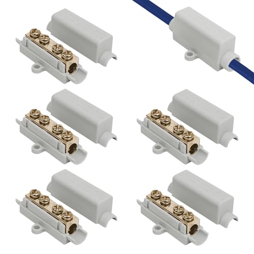 keyxer Kabelverbinder Klemmleiste für 2,5 Bis 16 mm² Draht Klemmblock Verbindungsklemmen Leiter Klemmen Elektro Hauptleitungsabzweigklemme Anschlussklemmen Reihenklemme, potentialausgleichsschiene keyxer Kabelverbinder Klemmleiste für 2,5 Bis 16 mm² Draht Klemmblock Verbindungsklemmen Leiter Klemmen Elektro Hauptleitungsabzweigklemme Anschlussklemmen Reihenklemme, potentialausgleichsschiene von keyxer