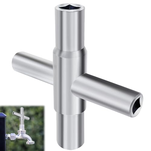 keyxer Vierkantschlüssel Multifunktionsschlüssel, 4 Wege Innenmaß 6.5mm/7mm/8mm/9mm Entlüftungsschlüssel Utilities Schlüssel, Multifunktionale Cross Key für Elektrokasten Gas Wasser Stromzähler keyxer Vierkantschlüssel Multifunktionsschlüssel, 4 Wege Innenmaß 6.5mm/7mm/8mm/9mm Entlüftungsschlüssel Utilities Schlüssel, Multifunktionale Cross Key für Elektrokasten Gas Wasser Stromzähler von keyxer