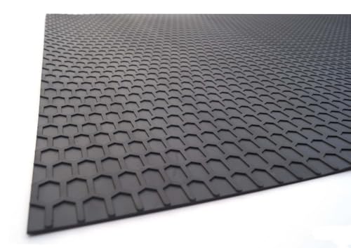 Anti-Rutsch Matte Gummimatte Vorleger 110x160cm Noppenmatte Garagenmatte Werkstatt Bodenmatte Schutzmatte Gummifußmatte Haustür Zimmer Werkstatt Auto Schutzmatte Wetterfest von kh Teile