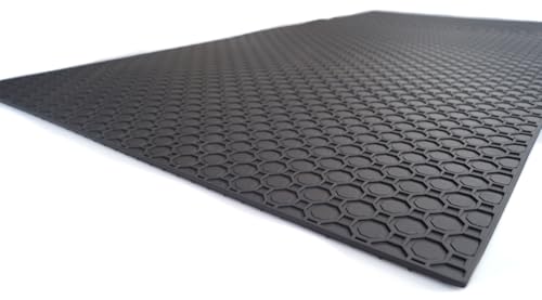Anti-Rutsch-Matte Kofferraummatte Vorleger 150 x 75 cm Gummiläufer Noppenmatte (4mm) als Werkstatt Bodenmatte Schutzmatte Gummimatte Haustür Zimmer Werkstatt Auto von kh Teile