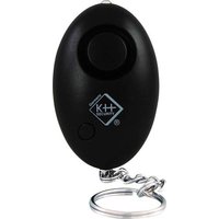 Kh-security Taschenalarm Schwarz mit LED 100103B von kh-security
