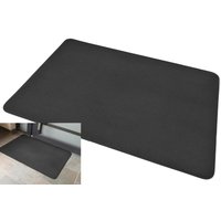 Türmatte Vorleger 60 X 90 cm | Anthrazit Velours Schmutzfangmatte Türvorleger Fußmatte Fußabtreter von khWohndesign
