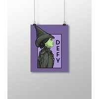 Bradway Musical - Defy She Serie Kleindruck von khallion