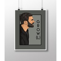 Growl - He Serie Medium Print | Artikel 03-734-Bb Growl - He Serie Medium Print | Artikel 03-734-Bb von khallion