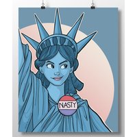 Nasty Lady Liberty Print | Artikel 03-374-Cc von khallion