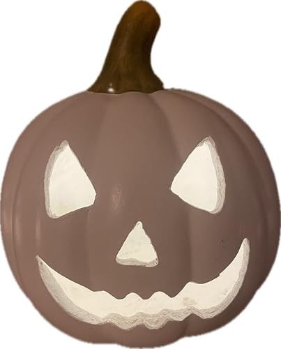 khevga Halloween Deko Kürbis Herbstdeko Windlicht Deko-Kürbis LED Beleuchtet (mit LED weiß) von khevga