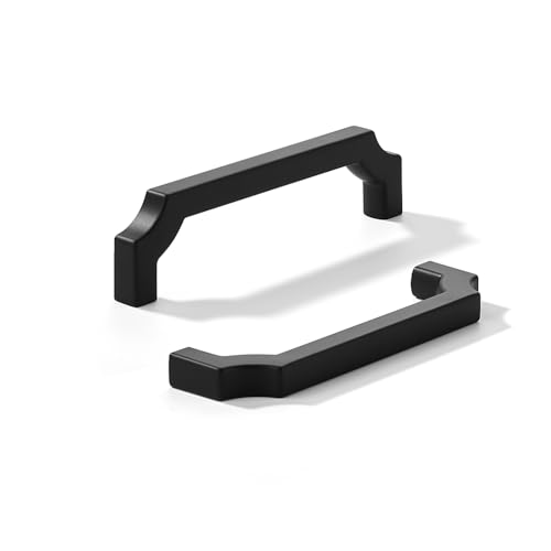 khtumeware Schrankgriffe, solide Zinklegierung, robuste Griffe für Küchen-/Badezimmerschränke, Schubladen und Schränke, 96 mm, mattschwarz, 10 Stück khtumeware Schrankgriffe, solide Zinklegierung, robuste Griffe für Küchen-/Badezimmerschränke, Schubladen und Schränke, 96 mm, mattschwarz, 10 Stück von khtumeware