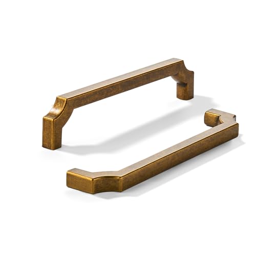 khtumeware Schrankgriffe aus antikem Messing, robuste Griffe für Küchen-/Badezimmerschränke, Schubladen und Schränke, 152 mm, 10 Stück khtumeware Schrankgriffe aus antikem Messing, robuste Griffe für Küchen-/Badezimmerschränke, Schubladen und Schränke, 152 mm, 10 Stück von khtumeware