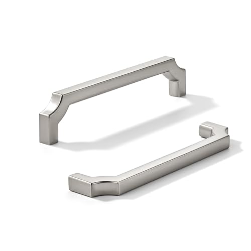khtumeware Schrankgriffe aus gebürstetem Satin-Nickel, robuste Griffe für Küchen-/Badezimmerschränke, Schubladen und Schränke, 12,7 cm, 10 Stück khtumeware Schrankgriffe aus gebürstetem Satin-Nickel, robuste Griffe für Küchen-/Badezimmerschränke, Schubladen und Schränke, 12,7 cm, 10 Stück von khtumeware